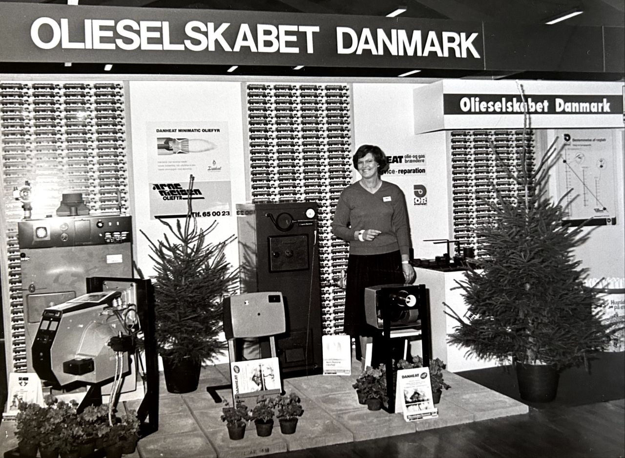 Gründerin Rose-Marie Nielsen auf einer Messe in den 1970er Jahren